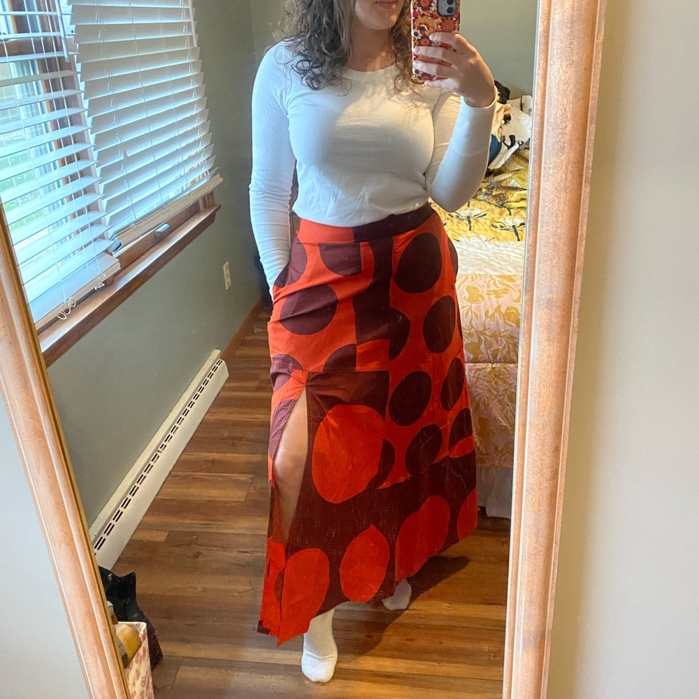 Farm Rio x Anthropologie Polka Dot Maxi Skirt - Picture 3 of 6